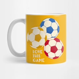 Love This Game - Football Illustration Mug